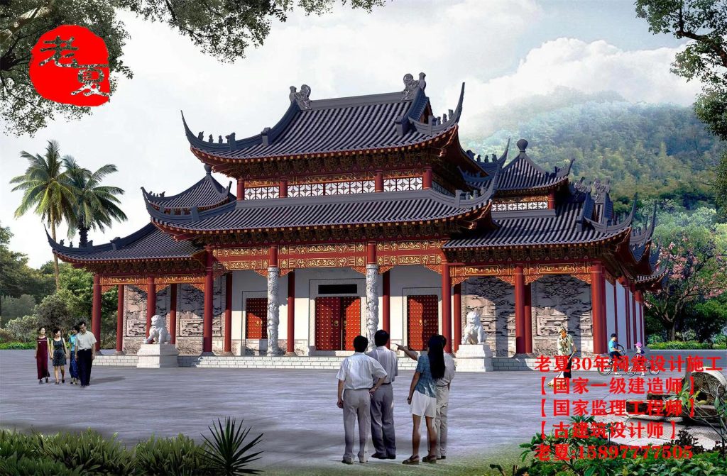 浙江祠堂设计图纸方案，浙江文化礼堂设计